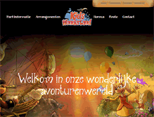 Tablet Screenshot of kidswonderland.nl